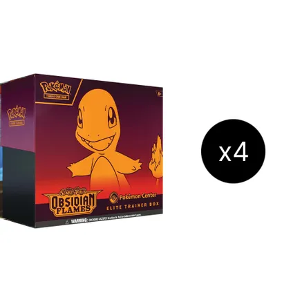 Obsidian Flames Pokemon Center Elite Trainer Box Case (Exclusive) — sealed Pokémon TCG product