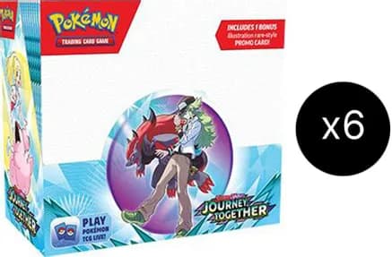 Journey Together Enhanced Booster Box Case — sealed Pokémon TCG product
