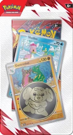 Destined Rivals Premium Checklane Blister [Gastrodon] — sealed Pokémon TCG product