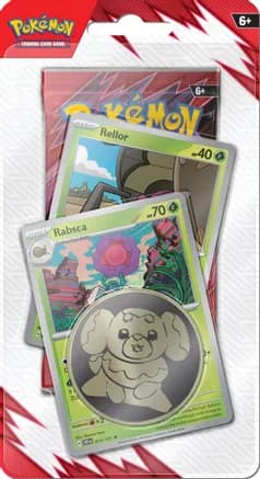 Destined Rivals Premium Checklane Blister [Rabsca] — sealed Pokémon TCG product