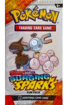 Surging Sparks Fun Pack — sealed Pokémon TCG product