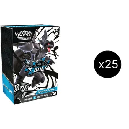 Black Bolt Booster Bundle Case — sealed Pokémon TCG product
