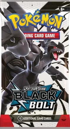 Black Bolt Booster Pack — sealed Pokémon TCG product