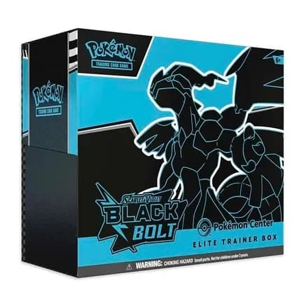 Black Bolt Pokemon Center Elite Trainer Box (Exclusive) — sealed Pokémon TCG product