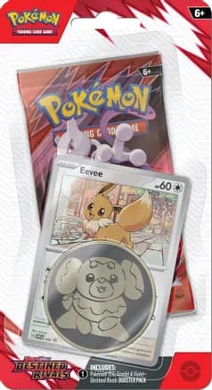 Destined Rivals Single Pack Blister [Eevee] — sealed Pokémon TCG product