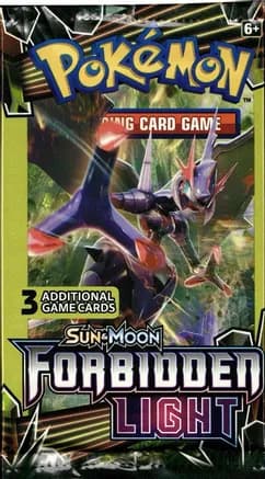 Forbidden Light 3-Card Booster Pack — sealed Pokémon TCG product