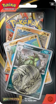 Mega Evolution Premium Checklane Blister [Tyranitar] — sealed Pokémon TCG product