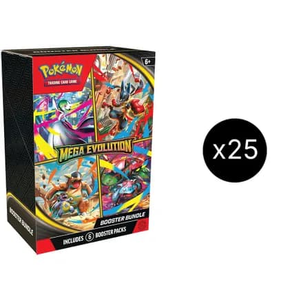 Mega Evolution Booster Bundle Case — sealed Pokémon TCG product