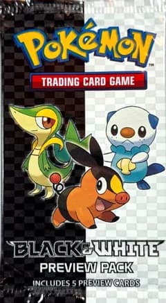 Black and White Preview Pack — sealed Pokémon TCG product