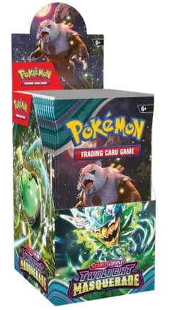 Twilight Masqueade Half Booster Box — sealed Pokémon TCG product