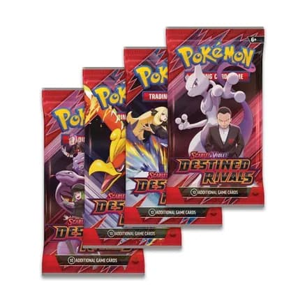 Destined Rivals Booster Pack Art Bundle [Set of 4] — sealed Pokémon TCG product