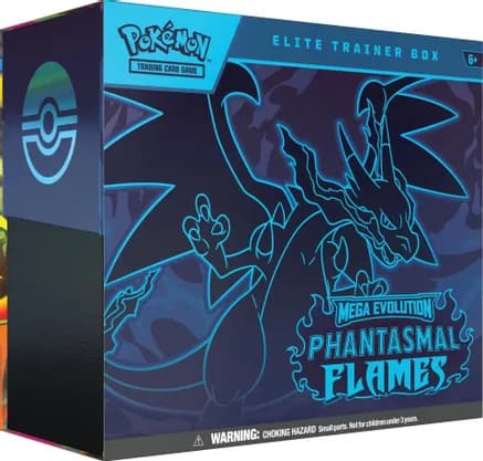 Phantasmal Flames Elite Trainer Box — sealed Pokémon TCG product