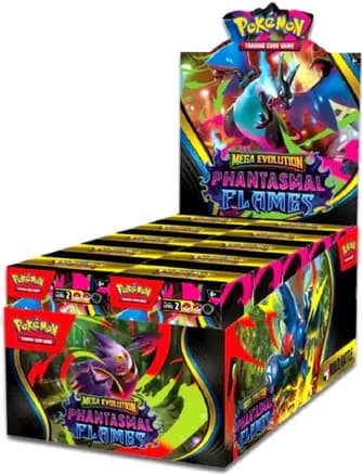 Phantasmal Flames Build & Battle Box Display — sealed Pokémon TCG product