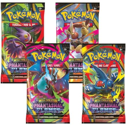 Phantasmal Flames Booster Pack Art Bundle [Set of 4] — sealed Pokémon TCG product