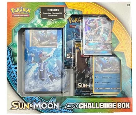 Sun & Moon GX Challenge Box [Primarina] — sealed Pokémon TCG product