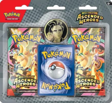 Mega Evolution: Ascended Heroes Collection - Larry (3-Tab) — sealed Pokémon TCG product