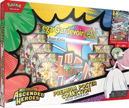 Premium Poster Collection: Mega Gardevoir — sealed Pokémon TCG product