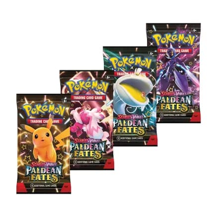 Paldean Fates Booster Pack Art Bundle [Set of 4] — sealed Pokémon TCG product