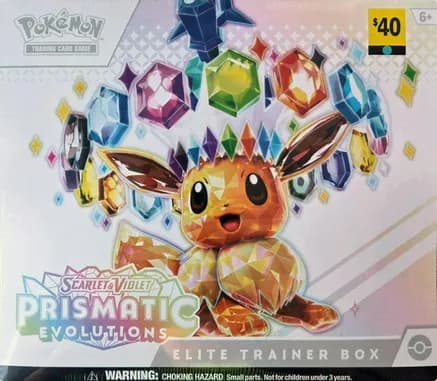 Prismatic Evolutions Elite Trainer Box (Dollar General Exclusive) — sealed Pokémon TCG product