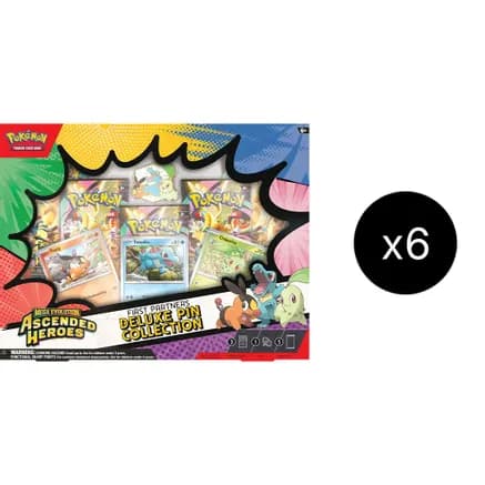 Ascended Heroes First Partners Deluxe Pin Collection Case — sealed Pokémon TCG product