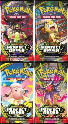 Perfect Order Booster Pack Art Bundle [Set of 4] — sealed Pokémon TCG product