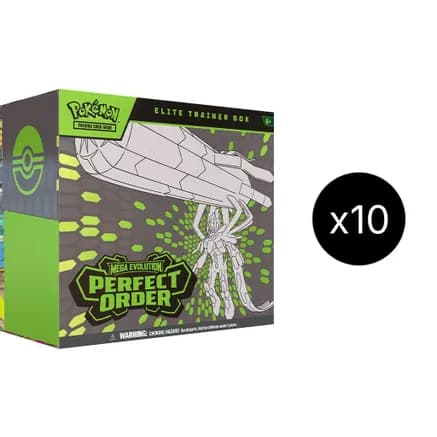 Perfect Order Elite Trainer Box Case — sealed Pokémon TCG product