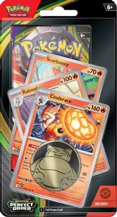 Perfect Order Premium Checklane Blister [Cinderace Line] — sealed Pokémon TCG product