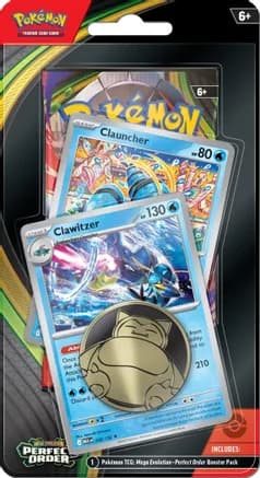 Perfect Order Premium Checklane Blister [Clawitzer Line] — sealed Pokémon TCG product