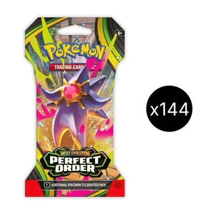 Perfect Order Sleeved Booster Case — sealed Pokémon TCG product
