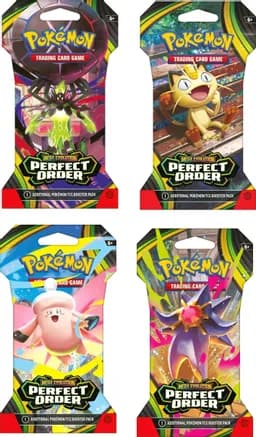 Perfect Order Sleeved Booster Pack Art Bundle [Set of 4] — sealed Pokémon TCG product