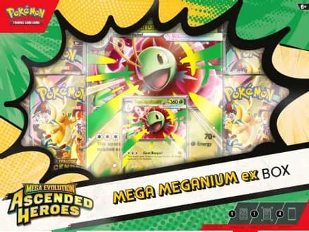 Ascended Heroes Mega Meganium ex Box — sealed Pokémon TCG product