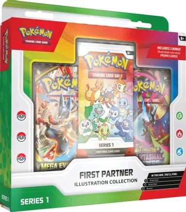 First Partner Illustration Collection (Series 1) — sealed Pokémon TCG product