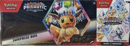 Prismatic Evolutions Booster Bundle + Surprise Box Bundle (Sam's Club) — sealed Pokémon TCG product