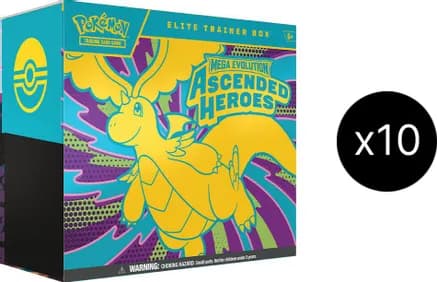 Ascended Heroes Elite Trainer Box Case — sealed Pokémon TCG product