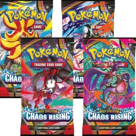 Chaos Rising Booster Pack Art Bundle [Set of 4] — sealed Pokémon TCG product