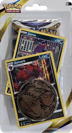 Brilliant Stars Premium Checklane Blister [Zoroark] — sealed Pokémon TCG product
