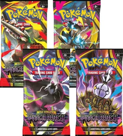 Pitch Black Booster Pack Art Bundle [Set of 4] — sealed Pokémon TCG product