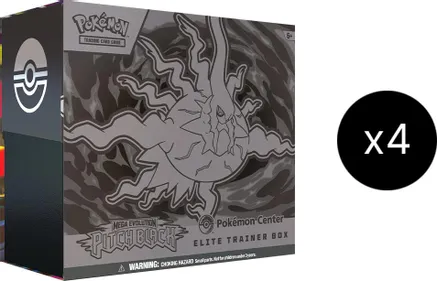 Pitch Black Pokemon Center Elite Trainer Box Case (Exclusive) — sealed Pokémon TCG product