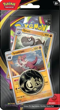 Pitch Black Premium Checklane Blister [Tyrunt, Tyrantrum] (Target Exclusive) — sealed Pokémon TCG product