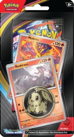 Chaos Rising Single Pack Blister [Reshiram/Moltres] — sealed Pokémon TCG product