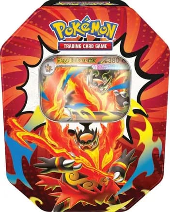 Ascended Heroes Tin [Mega Emboar ex] — sealed Pokémon TCG product