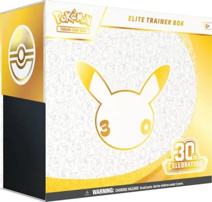 30th Celebration Elite Trainer Box — sealed Pokémon TCG product