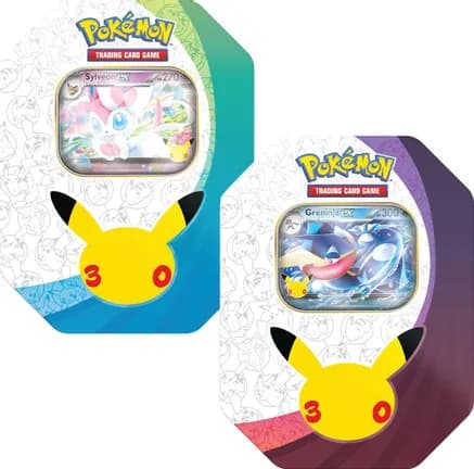 30th Celebration ex Tin [Set of 2] (International Version) — sealed Pokémon TCG product