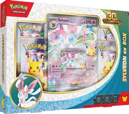 30th Celebration Sylveon ex Box — sealed Pokémon TCG product