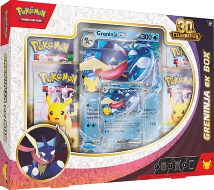 30th Celebration Greninja ex Box — sealed Pokémon TCG product