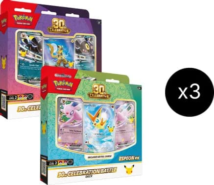 30th Celebration Battle Deck Case — sealed Pokémon TCG product
