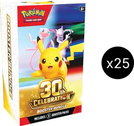 30th Celebration Booster Bundle Case — sealed Pokémon TCG product