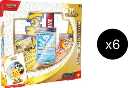 30th Celebration Poster Collection Case — sealed Pokémon TCG product