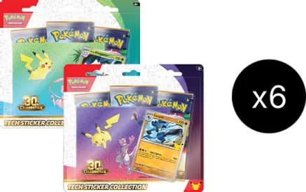 30th Celebration Tech Sticker Collection Case — sealed Pokémon TCG product