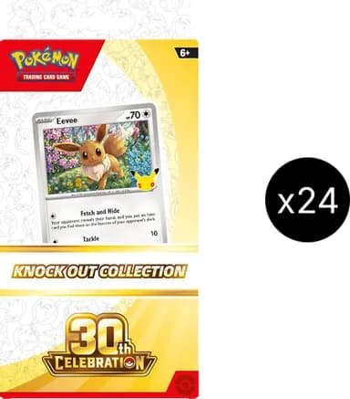 30th Celebration Knock Out Collection Case — sealed Pokémon TCG product